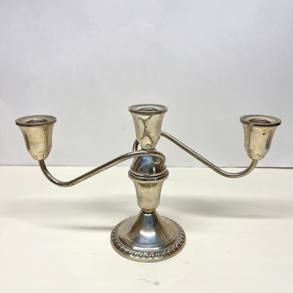 Vintage Duchin Silver Candle Holder Sterling Silver Candelabra